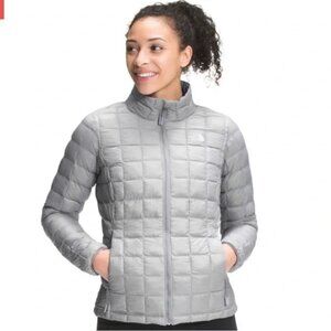 North Face Gray Slim-Fit ThermoBall Jacket Small